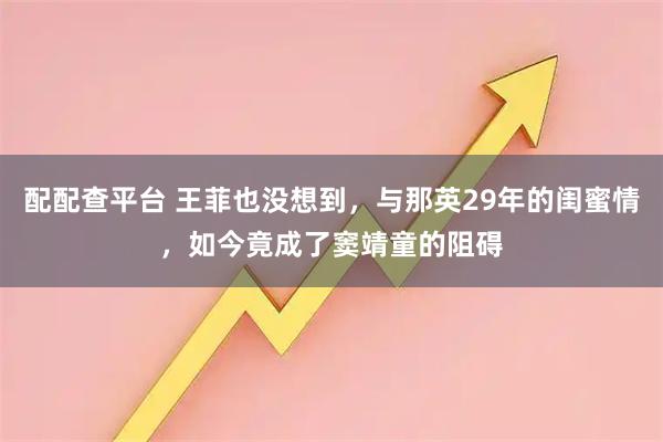 配配查平台 王菲也没想到，与那英29年的闺蜜情，如今竟成了窦靖童的阻碍